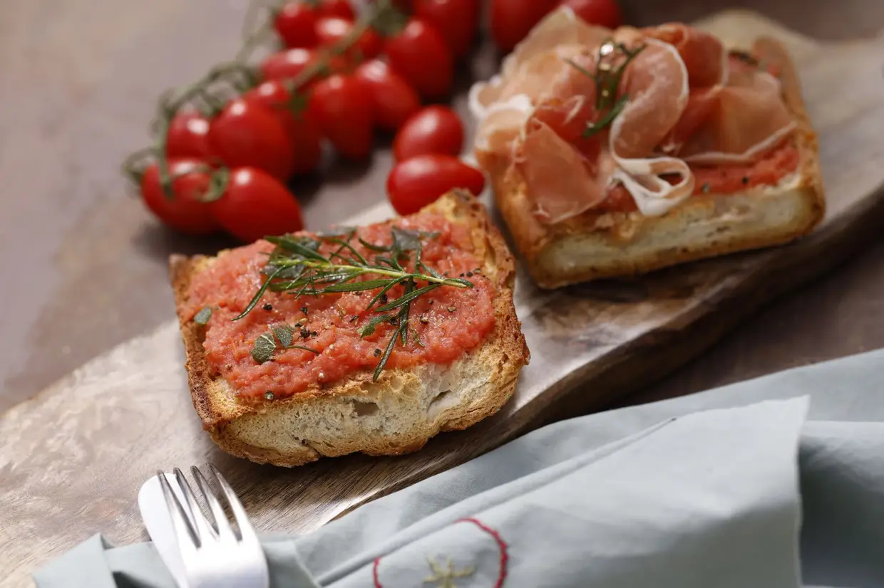 Light dishes made for sharing