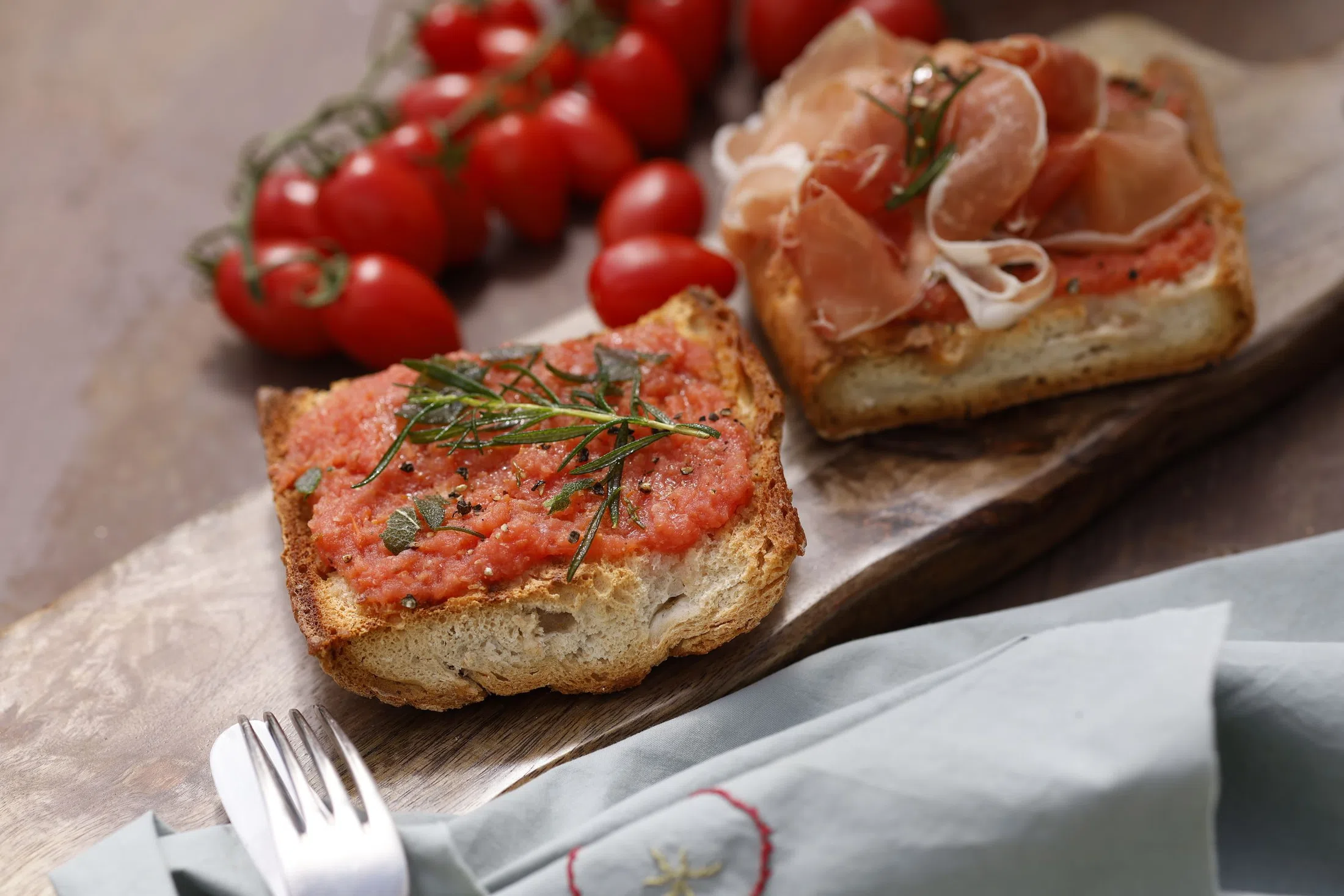 Light dishes made for sharing