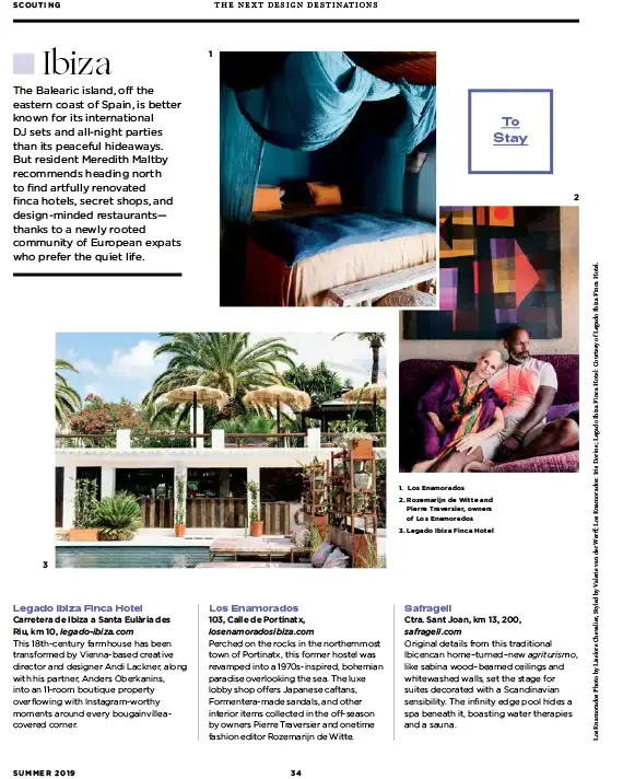 Finca Legado Ibiza in Domino Magazine