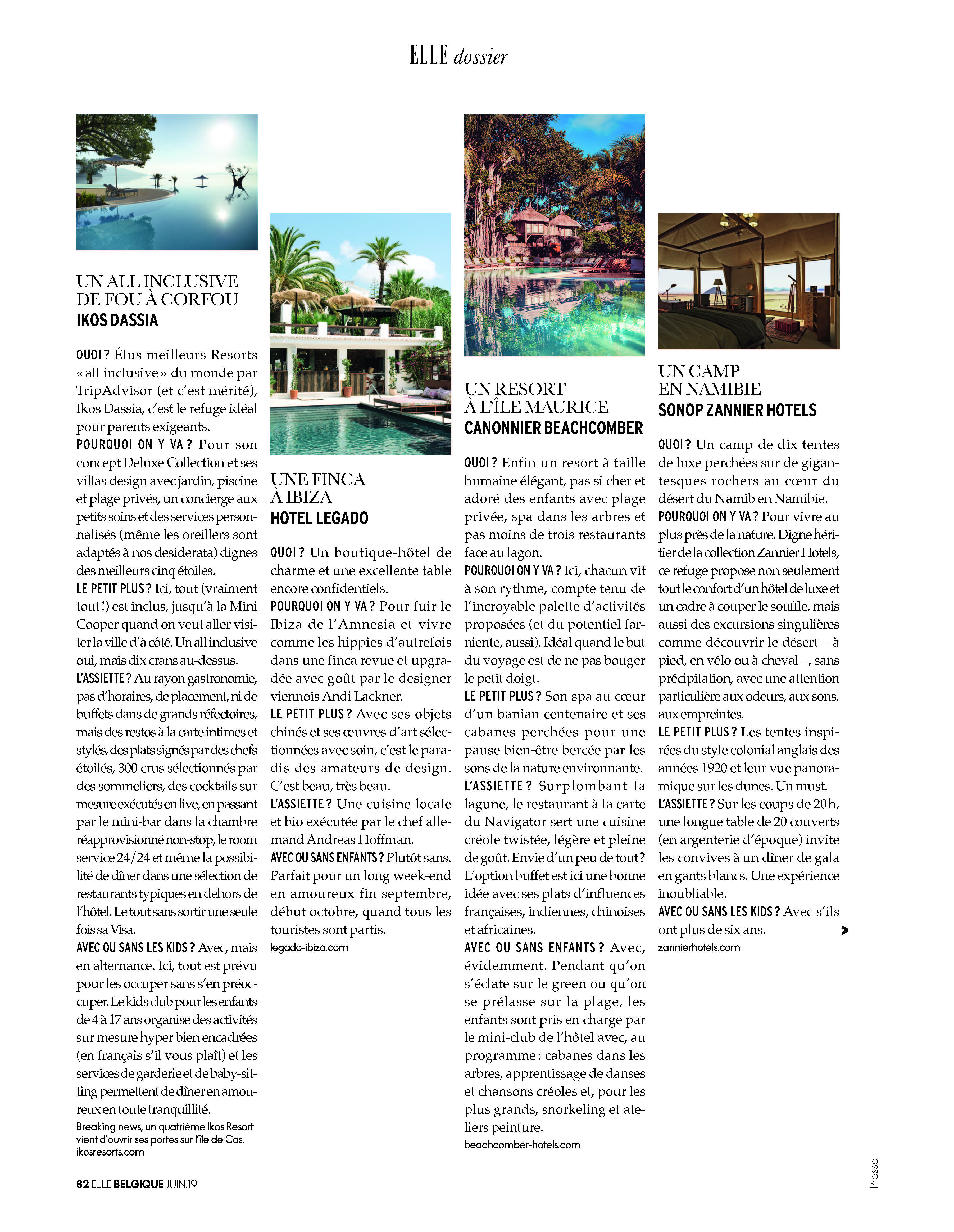 Finca Legado Ibiza in Elle Belgique